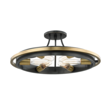 Hudson Valley 2721-AOB - 6 LIGHT FLUSH MOUNT