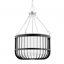 Hudson Valley BKO303-PN/BK - 4 LIGHT PENDANT