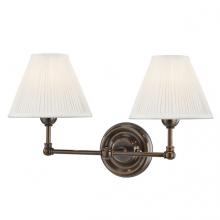 Hudson Valley MDS102-DB - 2 LIGHT WALL SCONCE