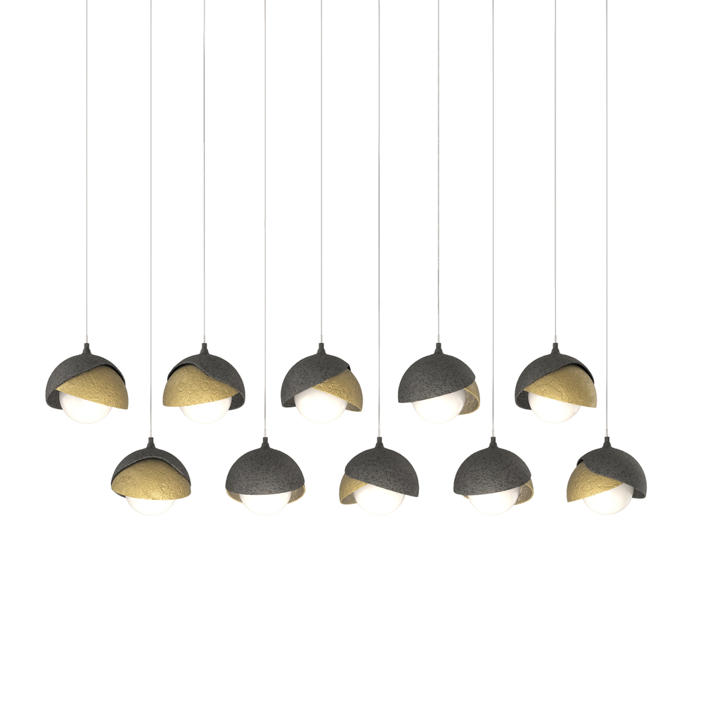 Brooklyn 10-Light Double Shade Pendant