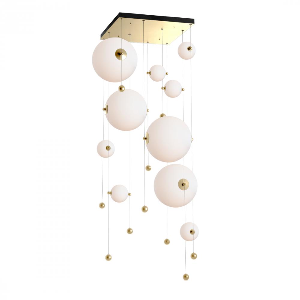 Abacus 10-Light Square LED Pendant