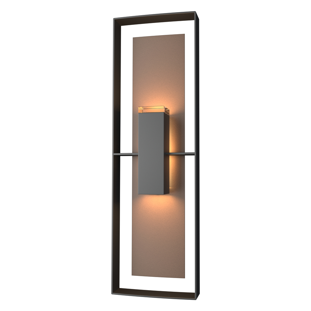 Shadow Box Tall Outdoor Sconce