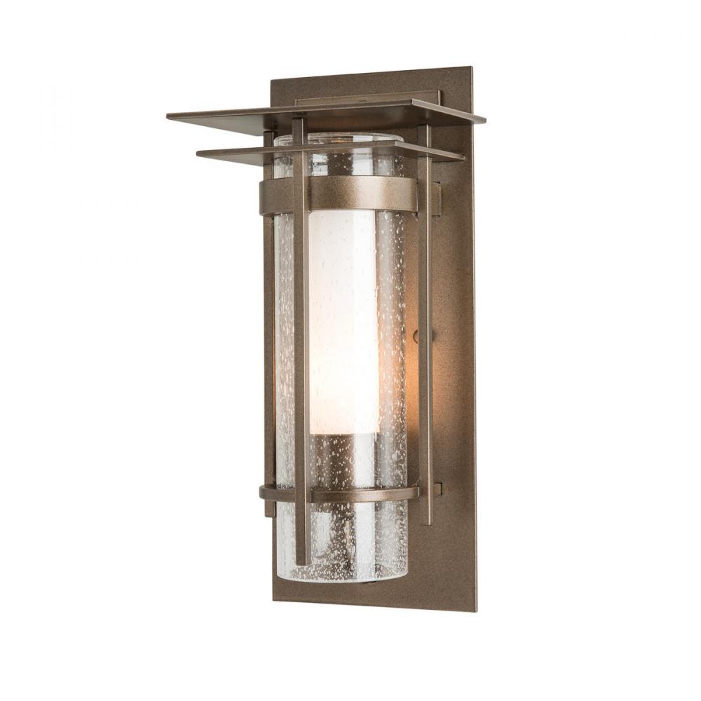 Torch Small Outdoor Sconce with Top Plate