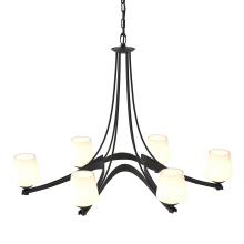 Hubbardton Forge 104106-SKT-10-GG0236 - Oval Ribbon 6 Arm Chandelier