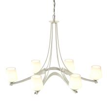 Hubbardton Forge 104106-SKT-85-GG0236 - Oval Ribbon 6 Arm Chandelier