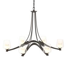 Hubbardton Forge 104116-SKT-14-ZU0291 - Oval Ribbon 6 Arm Chandelier