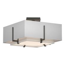 Hubbardton Forge 126507-SKT-20-SF1205-SJ1605 - Exos Square Small Double Shade Semi-Flush