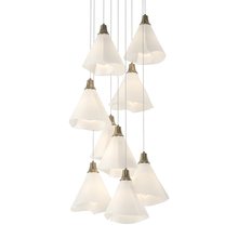 Hubbardton Forge 131102-SKT-LONG-84-SH1987 - Mobius 9-Light Pendant