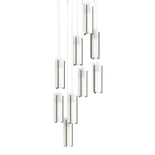 Hubbardton Forge 131104-SKT-LONG-20-GG0065 - Exos Glass 9-Light Pendant