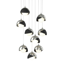 Hubbardton Forge 131105-SKT-LONG-85-10-GG0711 - Brooklyn 9-Light Double Shade Pendant