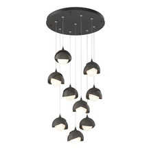 Hubbardton Forge 131105-SKT-STND-20-07-GG0711 - Brooklyn 9-Light Double Shade Pendant