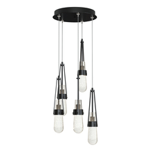 Hubbardton Forge 131120-SKT-STND-89-YG0434 - Link 5-Light Blown Glass Pendant