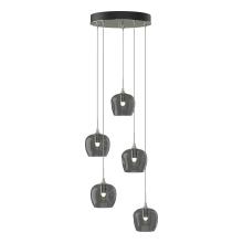  131123-SKT-STND-85-YL0709 - Ume 5-Light Pendant