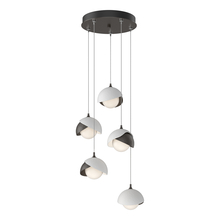  131125-SKT-STND-14-02-GG0711 - Brooklyn 5-Light Double Shade Pendant