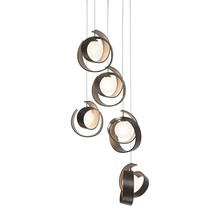 Hubbardton Forge 131129-SKT-LONG-05-GG0711 - Riza 5-Light Pendant