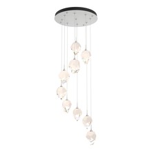 Hubbardton Forge 131140-SKT-LONG-02-WP0754 - Chrysalis 9-Light Small Crystal Pendant