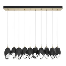 Hubbardton Forge 131144-SKT-LONG-86-BP0755 - Chrysalis 10-Light Large Crystal Pendant