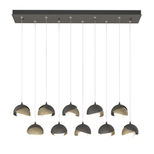 Hubbardton Forge 131205-SKT-STND-20-84-GG0711 - Brooklyn 10-Light Double Shade Pendant