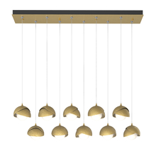 Hubbardton Forge 131205-SKT-STND-86-86-GG0711 - Brooklyn 10-Light Double Shade Pendant