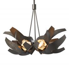 Hubbardton Forge 136502-SKT-MULT-07-BR-YE0352 - Corona Brass Accent Pendant