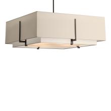 Hubbardton Forge 139635-SKT-MULT-07-SF2012-SJ2401 - Exos Square Large Double Shade Pendant