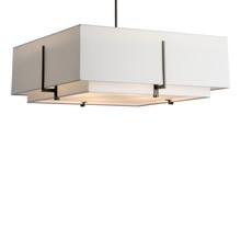  139635-SKT-MULT-14-SF2012-SF2401 - Exos Square Large Double Shade Pendant