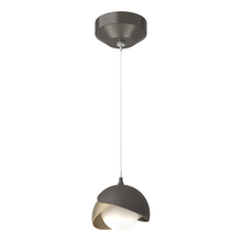 Hubbardton Forge 161183-SKT-STND-14-84-GG0711 - Brooklyn Double Shade Low Voltage Mini Pendant