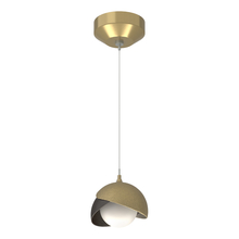 Hubbardton Forge 161183-SKT-STND-86-14-GG0711 - Brooklyn Double Shade Low Voltage Mini Pendant