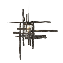 Hubbardton Forge 161184-SKT-STND-14-II0728 - Tura Seeded Glass Low Voltage Mini Pendant