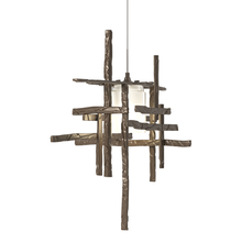 Hubbardton Forge 161185-SKT-STND-05-YC0305 - Tura Frosted Glass Low Voltage Mini Pendant