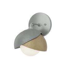 Hubbardton Forge 201374-SKT-82-84-GG0711 - Brooklyn 1-Light Double Shade Bath Sconce