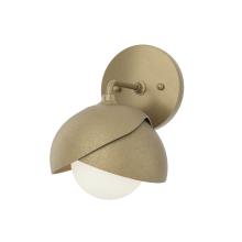 Hubbardton Forge 201374-SKT-84-84-GG0711 - Brooklyn 1-Light Double Shade Bath Sconce