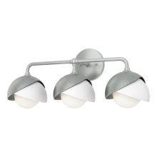 Hubbardton Forge 201375-SKT-82-02-GG0711 - Brooklyn 3-Light Double Shade Bath Sconce