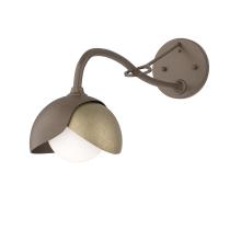 Hubbardton Forge 201377-SKT-05-84-GG0711 - Brooklyn 1-Light Double Shade Long-Arm Sconce