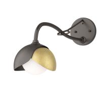 Hubbardton Forge 201377-SKT-14-86-GG0711 - Brooklyn 1-Light Double Shade Long-Arm Sconce