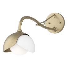 Hubbardton Forge 201377-SKT-84-02-GG0711 - Brooklyn 1-Light Double Shade Long-Arm Sconce