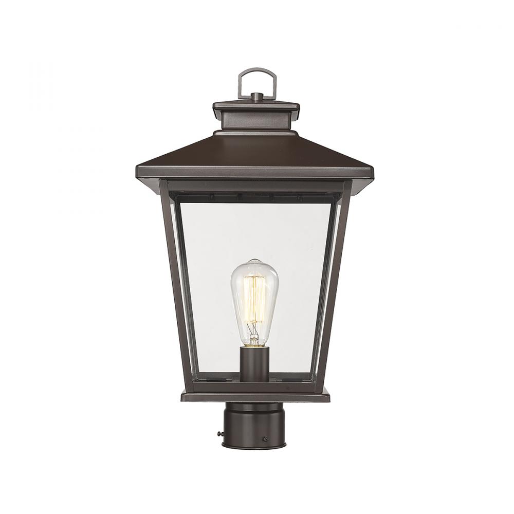 Bellmon 1-Light Outdoor Post Lantern Powder Coated Bronze