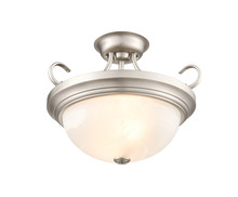 Millennium 4773-SN - 2-Light Semi-Flush Ceiling Mount Satin Nickel