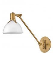 Hinkley Lighting 3480PT - Medium Swing Arm Single Light Sconce