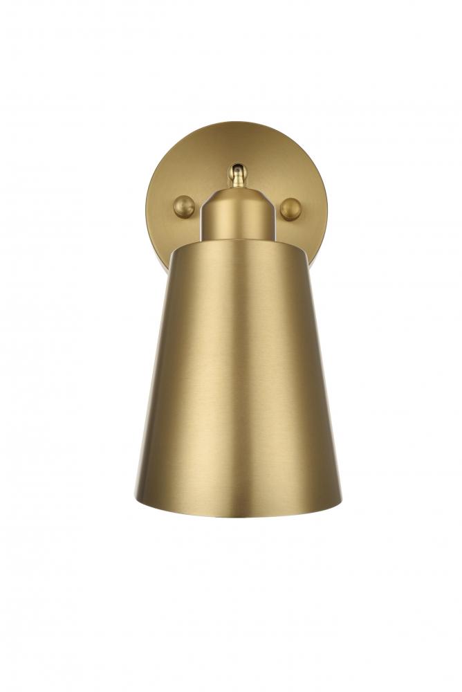 Halycon 5 Inch Wall Sconce in Satin Gold