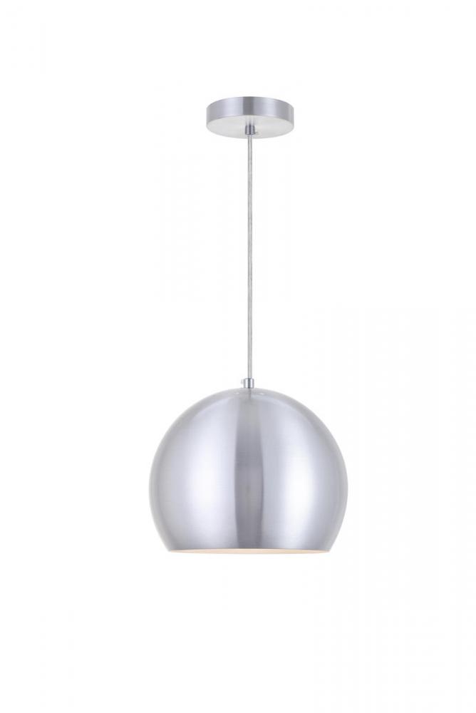 Kasey 1 Light Burnished Nickel Pendant