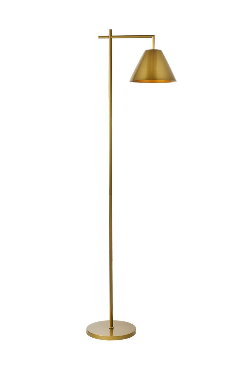 Flos metal floor lamp in brass