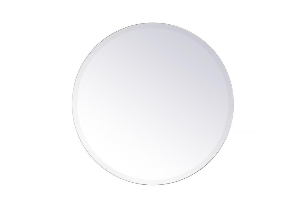 Gracin Round Mirror 24 inch in Clear