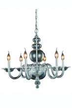 Elegant 7872D27C - Champlain 6 Light Chrome Chandelier