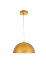 Elegant LD4022D12SG - Forte 1 light satin gold Pendant