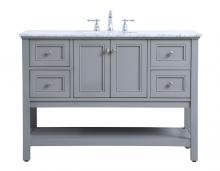 Elegant VF27048GR - 48 In. Single Bathroom Vanity Set in Grey