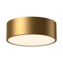 Alora Lighting FM556012AG - Brisbane 11-in Aged Gold 2 Lights Flush Mount