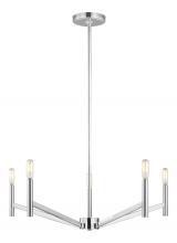 Visual Comfort & Co. Studio Collection 3124305EN-05 - Vector Five Light Chandelier