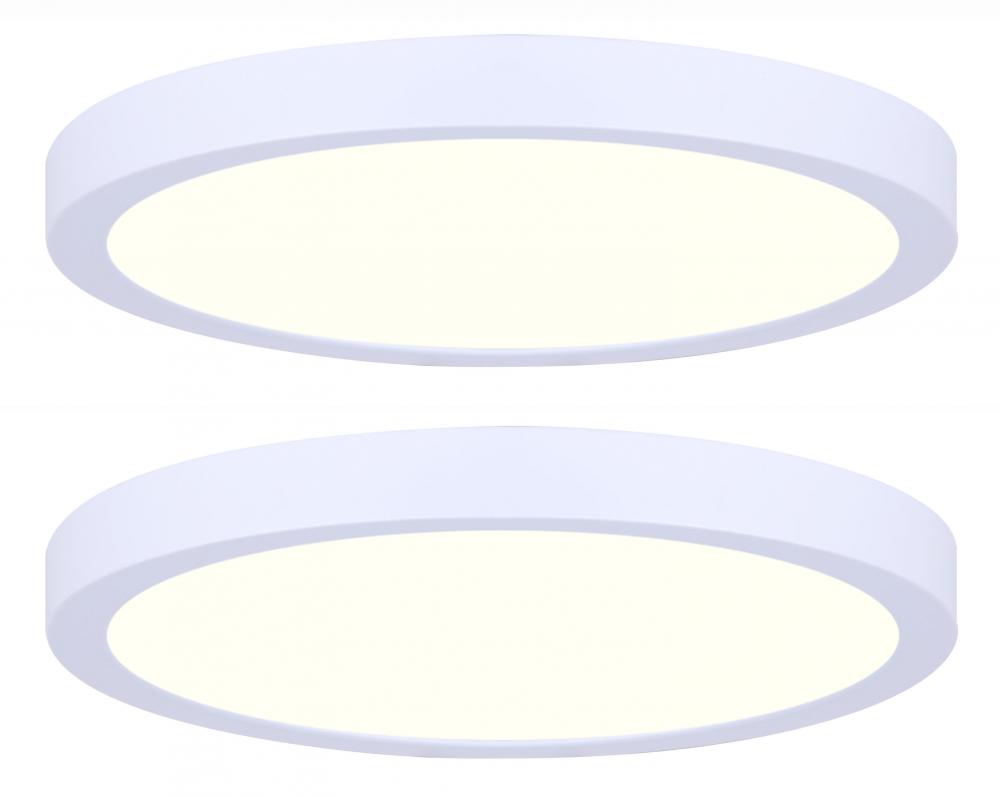 LED 15' Twin pack LED Integrated Ceiling Light, white Finish