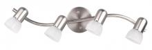 Canarm IT9451 - Jasper 4 Light Track Lighting, Pewter Finish